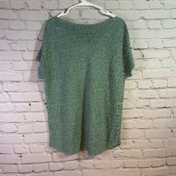 NWT Talbots Green Short-Sleeve Light Weight Sweater Size Large - Picture 2 of 8